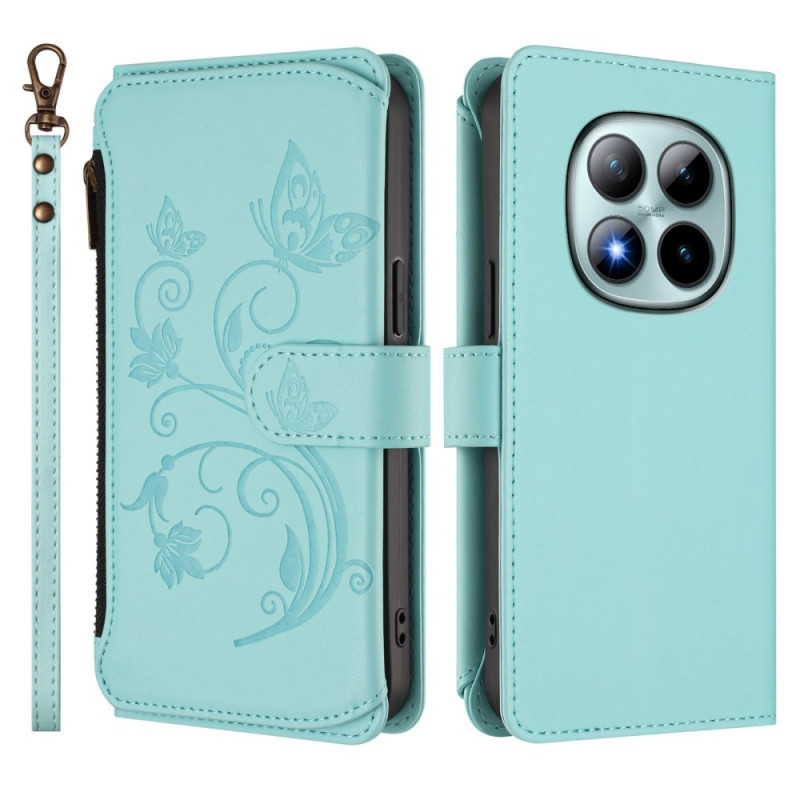 Hoesje Xiaomi Redmi Note 15 Pro Plus 5G Wallet Bloemen