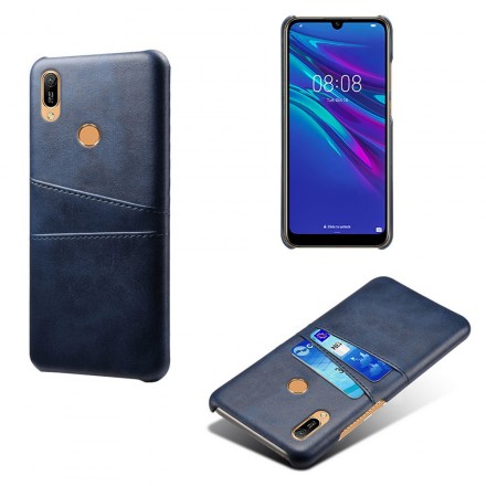 Huawei Y6 2019 Leder effect kaarthoesje