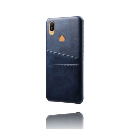 Huawei Y6 2019 Leder effect kaarthoesje