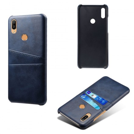 Huawei Y6 2019 Leder effect kaarthoesje