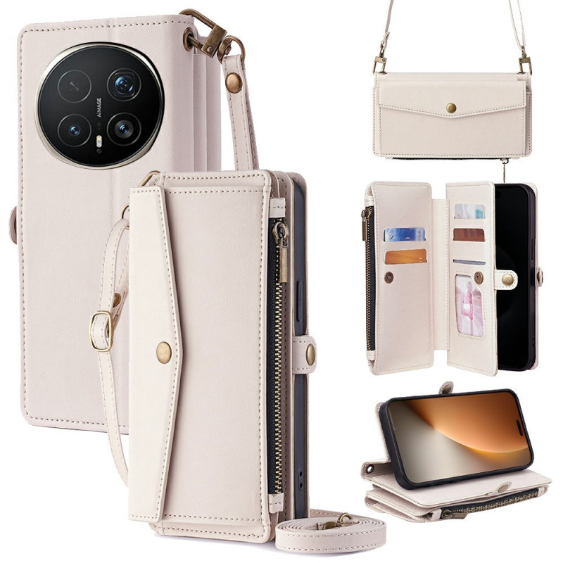 Honor Magic 8 Pro Portemonnee Hoesje met Schouderriem