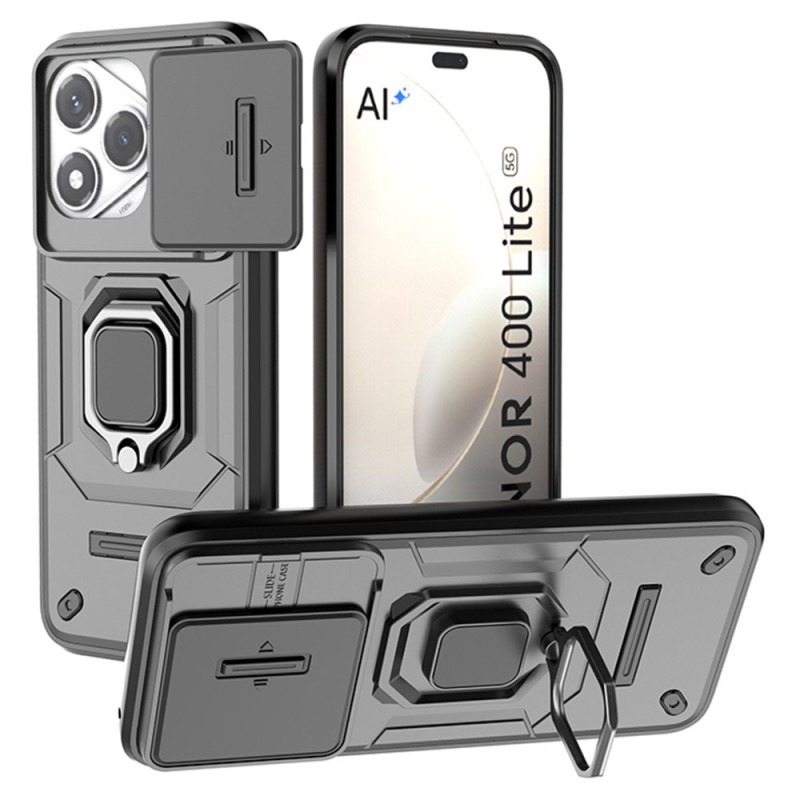 Coque Honor 400 Lite Ring Résistante avec Protection d'Objectif