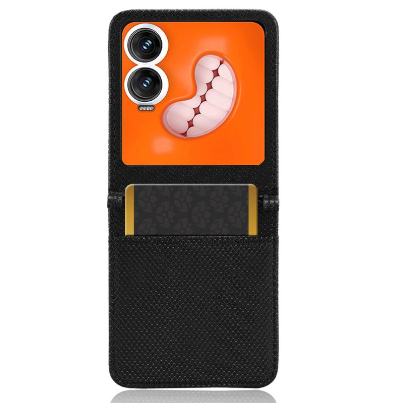 Infinix Zero Flip 5G Diamond Textuur Hoesje en Kaarthouder