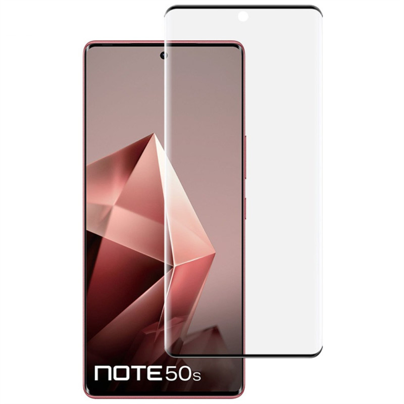 Integrale getemperd glazen Screen Protector voor Infinix Note 50S 5G (compatibel met vingerafdruk ontgrendelen)