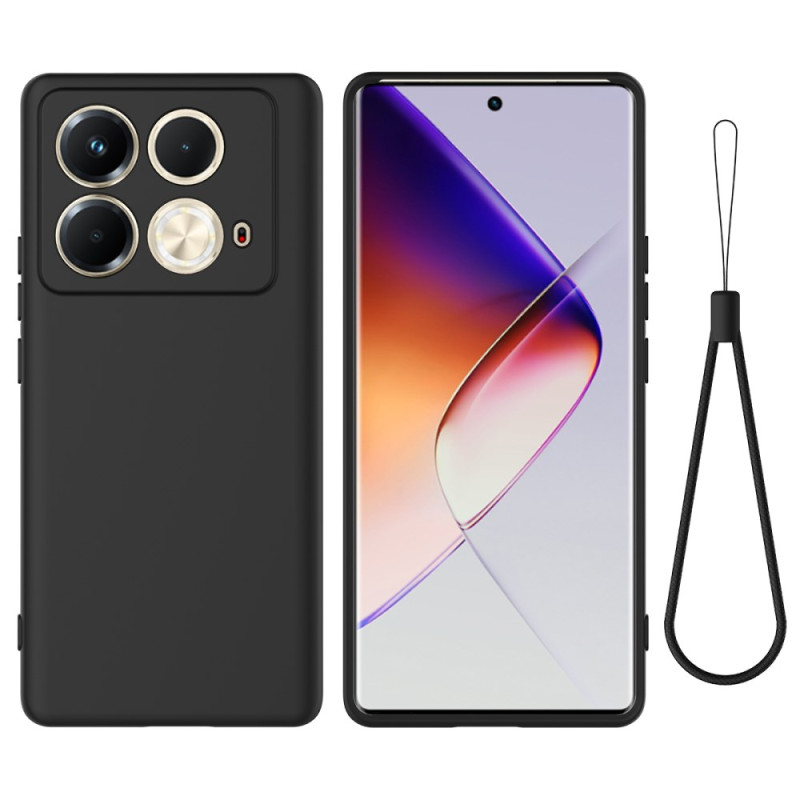 Infinix Note 40S Vloeibaar Silicone Sleutelkoord Hoesje