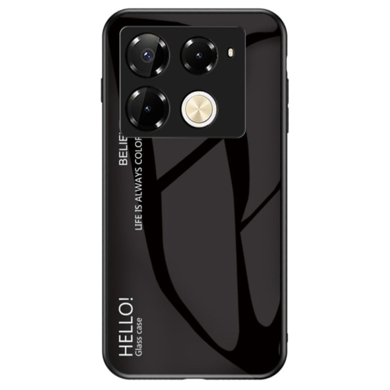 Infinix Note 40 Pro 4G Geval van gehard glas Hallo