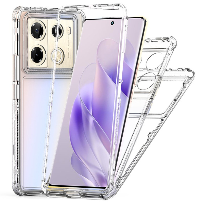 Hoesje nfinix Note 40 Pro 5G / Note 40 Pro Plus 5G Transparant Afneembaar Frame