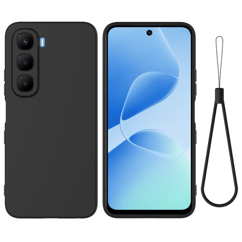 Infinix Hot 60 Pro 4G Vloeibaar Silicone Sleutelkoord Hoesje