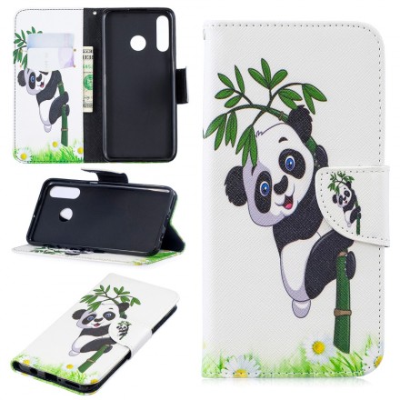 Huawei P30 Lite Panda Hoesje Op Bamboe
