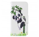 Huawei P30 Lite Panda Hoesje Op Bamboe