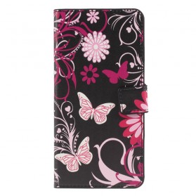 Hoesje Huawei P30 Lite Vlinders en Bloemen