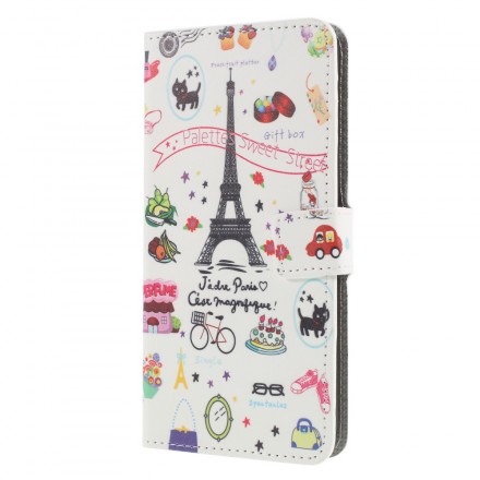 Huawei P30 Lite Case Ik hou van Parijs