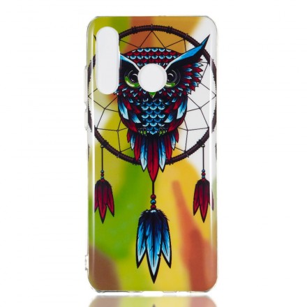 Huawei P30 Lite Catchy Uil Cover Fluorescerende