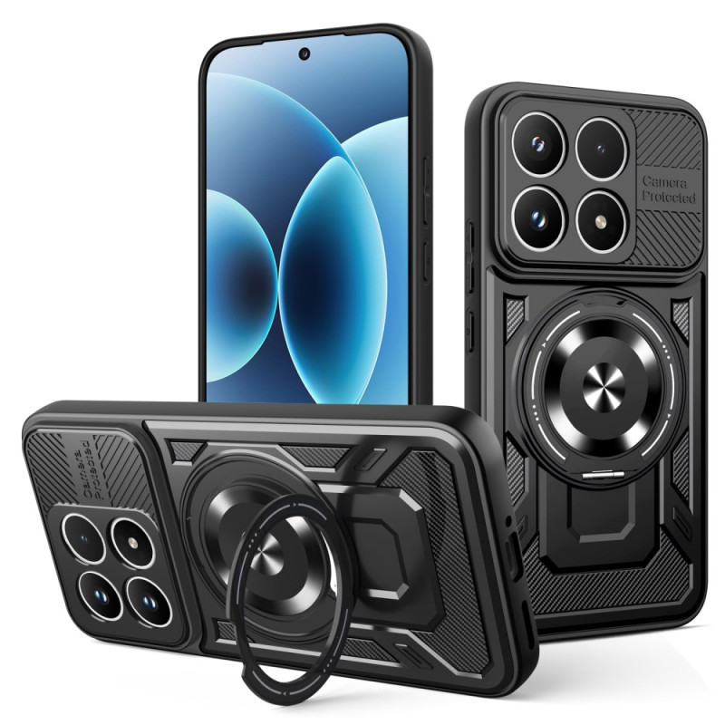 Xiaomi 17 magnetische hoes met roterende ondersteuning