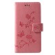 Cover Huawei P30 Lite Vlinders en Bloemen Met Koord