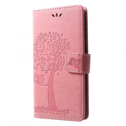 Hoesje Huawei P30 Lite Boom en Uilen met riem