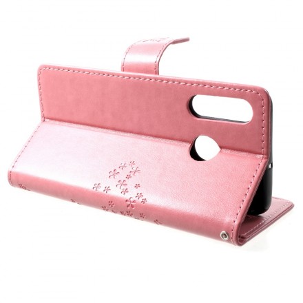 Hoesje Huawei P30 Lite Boom en Uilen met riem