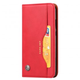 Flip Cover Huawei P30 Lite Kunstlederen Kaart Etui