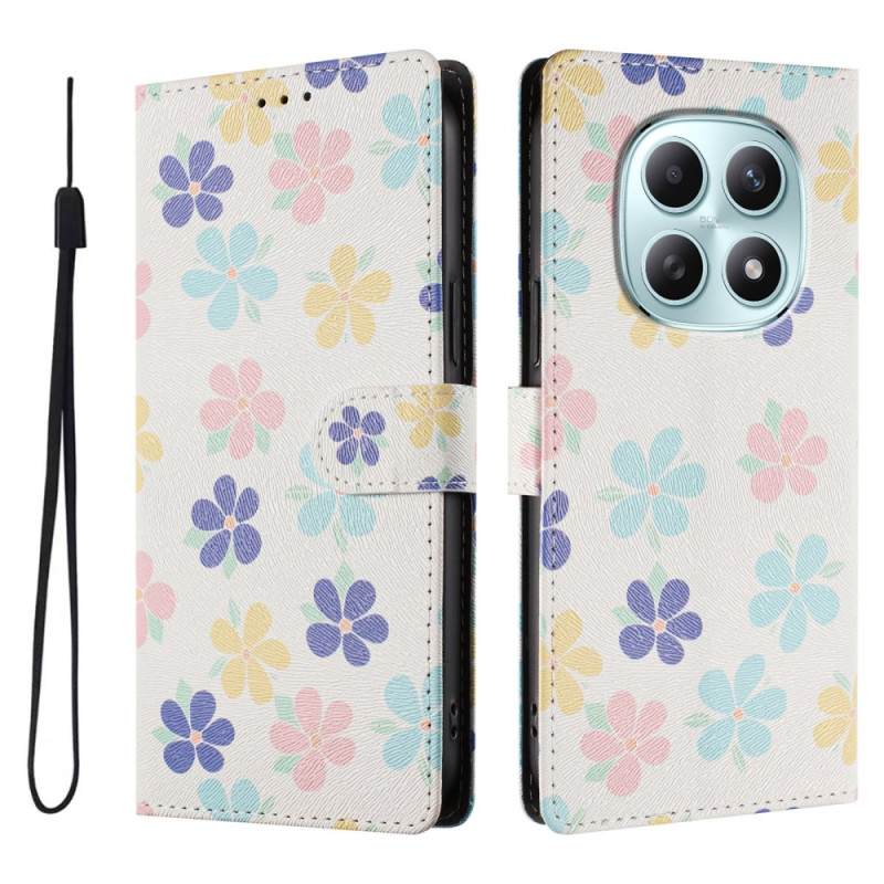 Xiaomi Redmi Note 15 5G / 4G hoesje Gekleurde bloemen