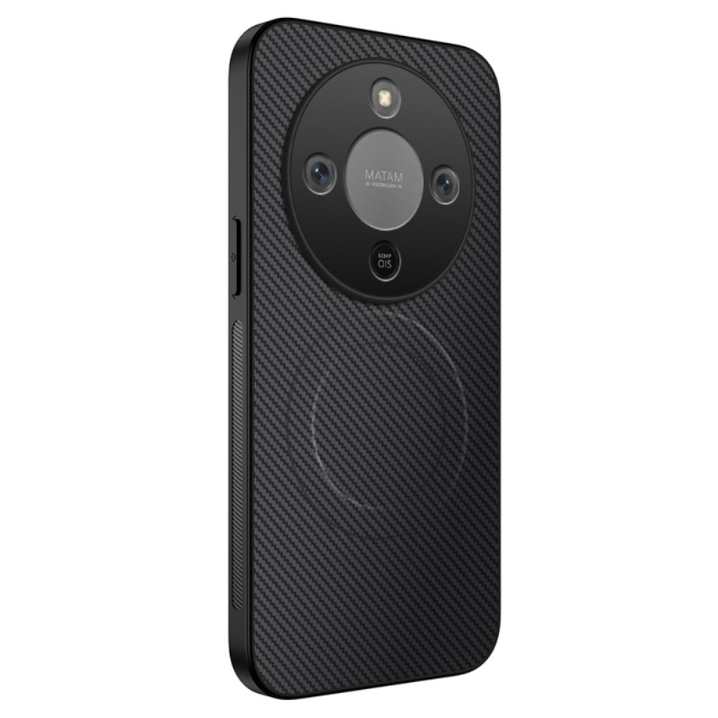 Honor Magic 8 Lite magnetisch hoesje met koolstofvezelstructuur