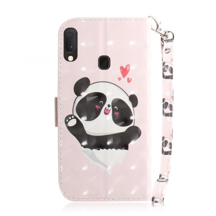 Samsung Galaxy A20e Panda Liefdesbandje Hoesje