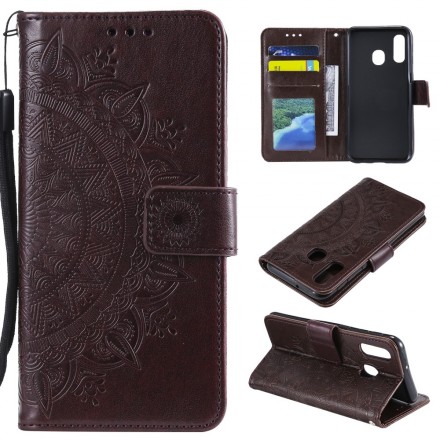 Samsung Galaxy A20e Mandala Zon Hoesje
