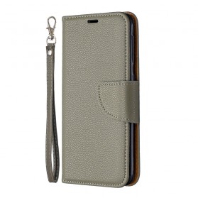 Samsung Galaxy A20e Hoesje Lychee Schuine Flap