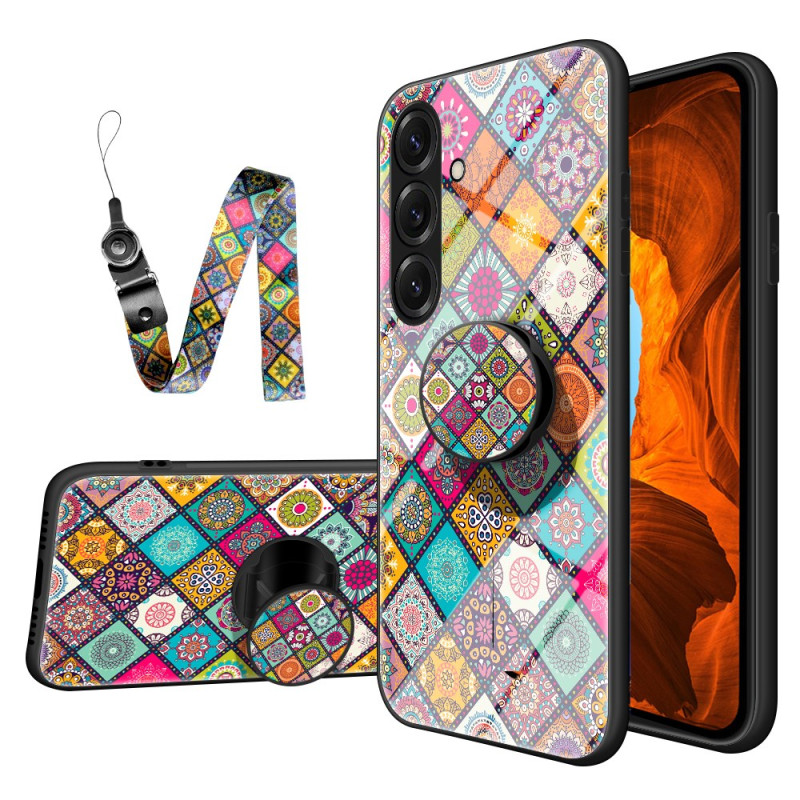 Samsung Galaxy S26 Plus hoesje met patchwork ring en bandje