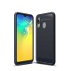 Samsung Galaxy A20e Geborsteld Carbon Fiber Hoesje MOFI