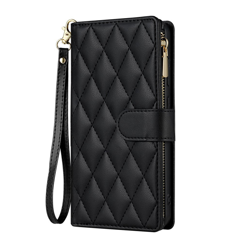 Samsung Galaxy A57 5G Gewatteerd Etui met Koord en Schouderband