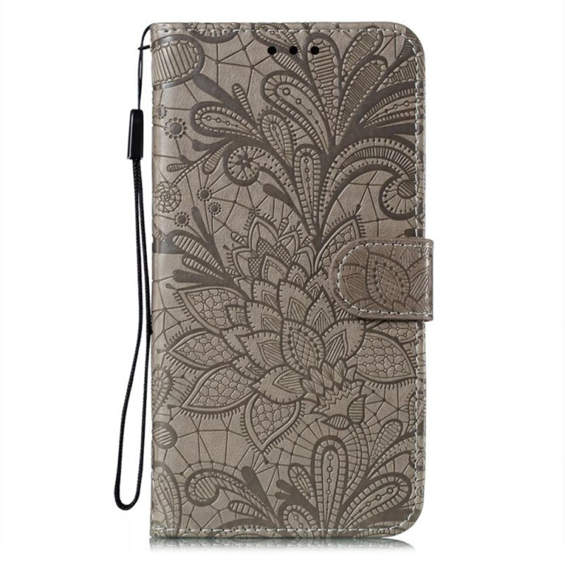 Housse Samsung Galaxy A37 5G Design Floral Dentelle