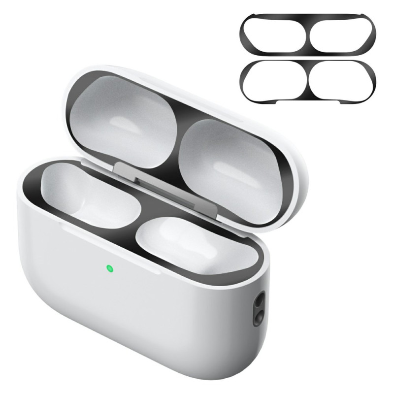 Anti-stof metallic sticker voor AirPods Pro 3