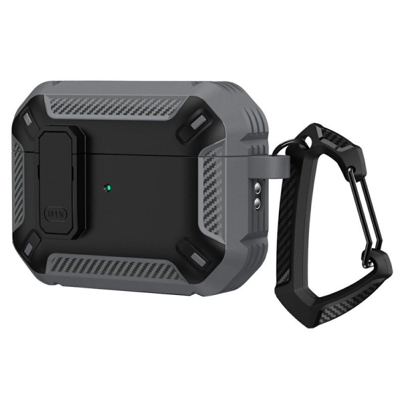 AirPods Pro 3 Ultra harde behuizing met karabijnhaak
