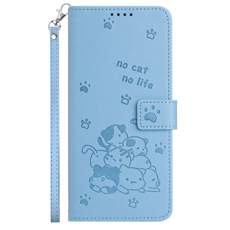 Xiaomi Redmi A3 / A3X / Poco C61 sleutelkoord Cat Case