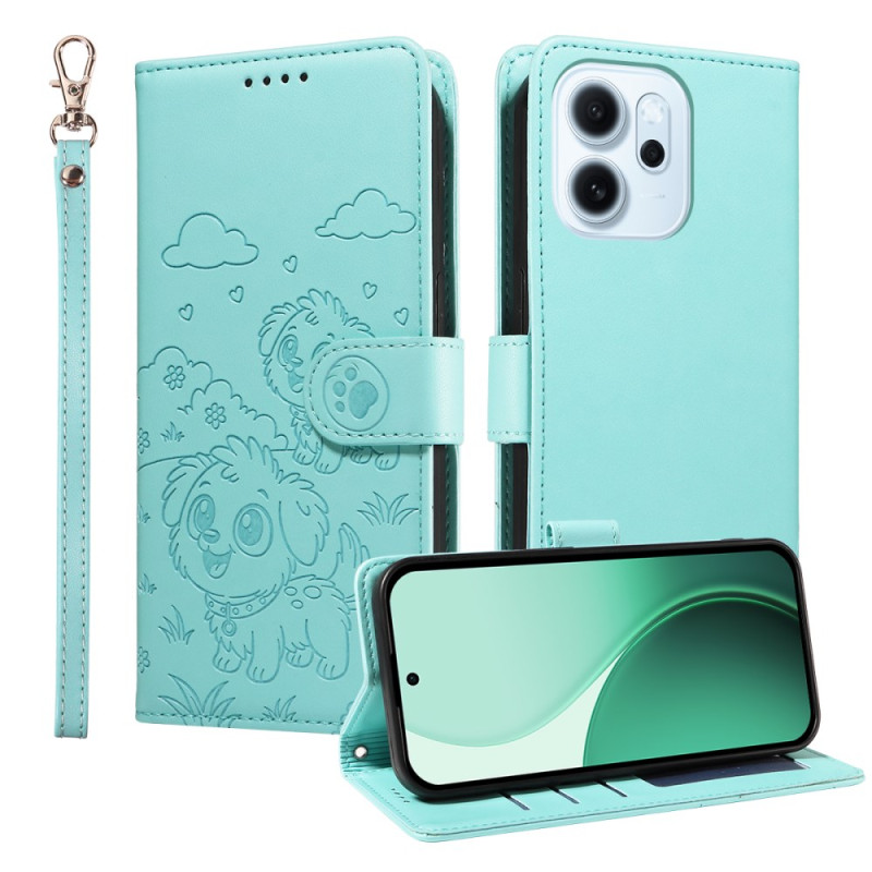 Hoesje Oppo Reno 15 F 5G RFID-bescherming Hondenpatroon