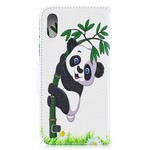 Samsung Galaxy A10 Panda Hoesje Op Bamboe