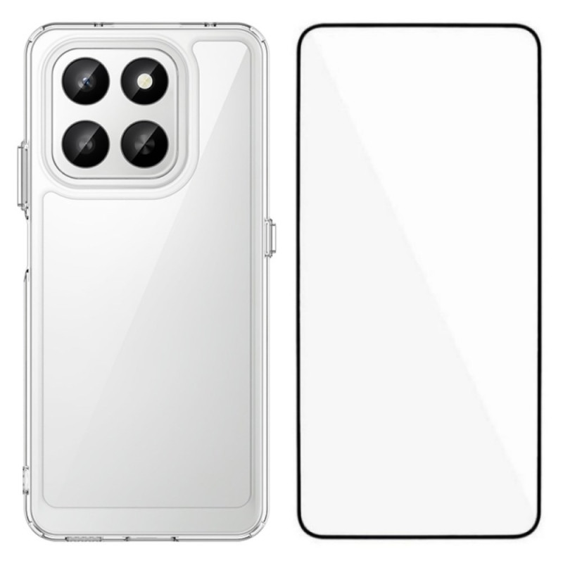 Honor 400 Smart 5G / 4G / X7d 4G Transparant Hoesje met Schermbeschermer