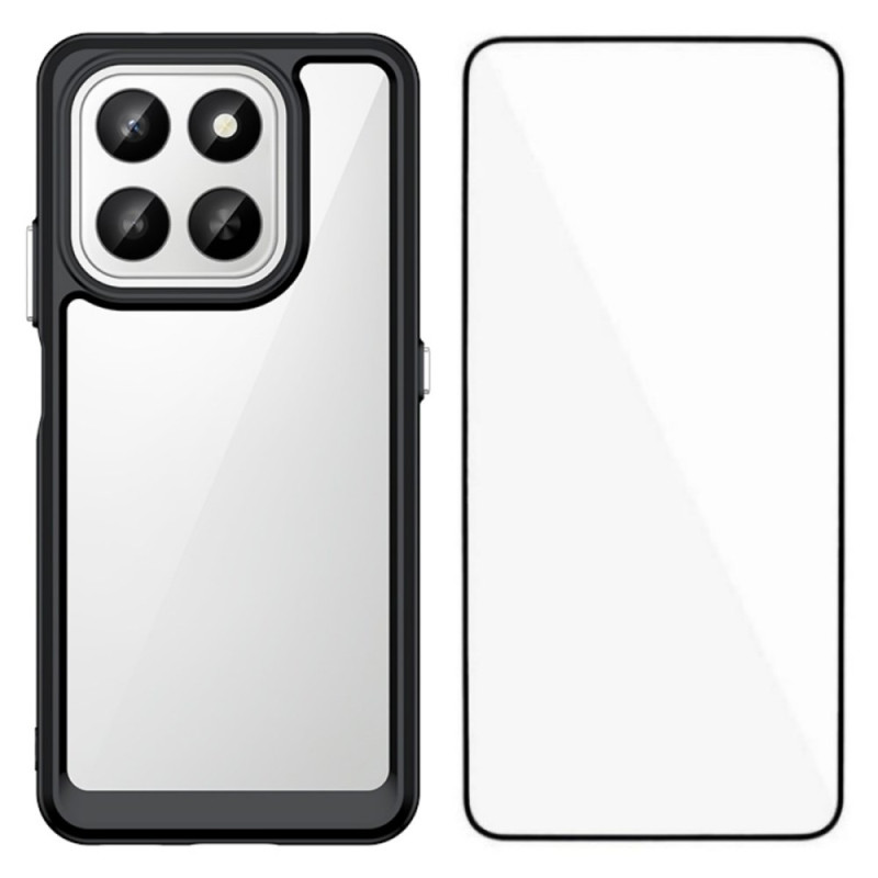 Honor 400 Smart 5G / 4G / X7d 4G Hybride Hoesje met Schermbeschermer