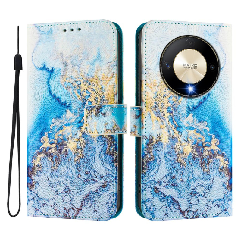 Honor Magic 6 Lite / X9b Hoesje Marmer Motief Oceaan