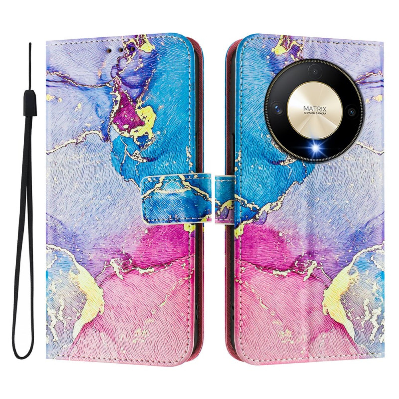 Honor Magic 6 Lite / X9b Marble Multicolour Hoesje