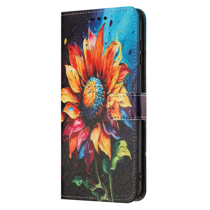 Honor Magic 7 Lite / X9c hoesje met zonnebloempatroon
