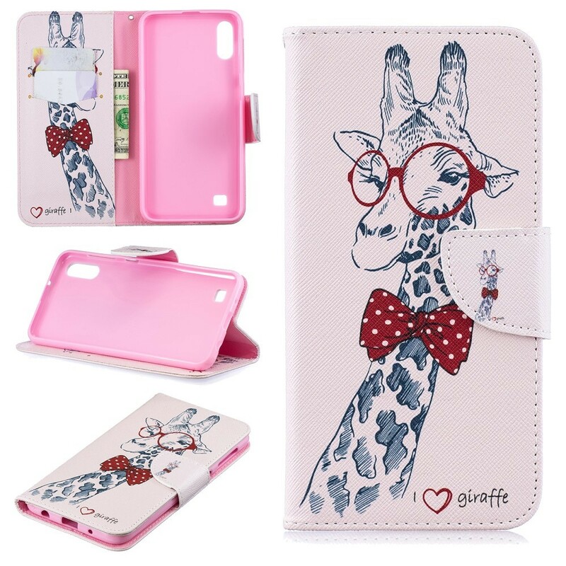 Samsung Galaxy A10 Intello Giraffe Hoesje