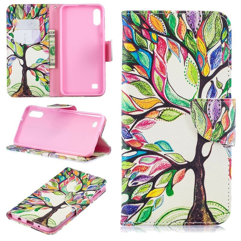 Hoesje Samsung Galaxy A10 Gekleurde Boom Hoesje Samsung Galaxy A10 Gekleurde Boom