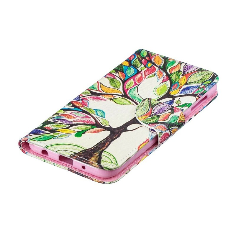 Samsung Galaxy A10 Hoesje Kleurrijke Boom Samsung Galaxy A10 Hoesje Kleurrijke Boom