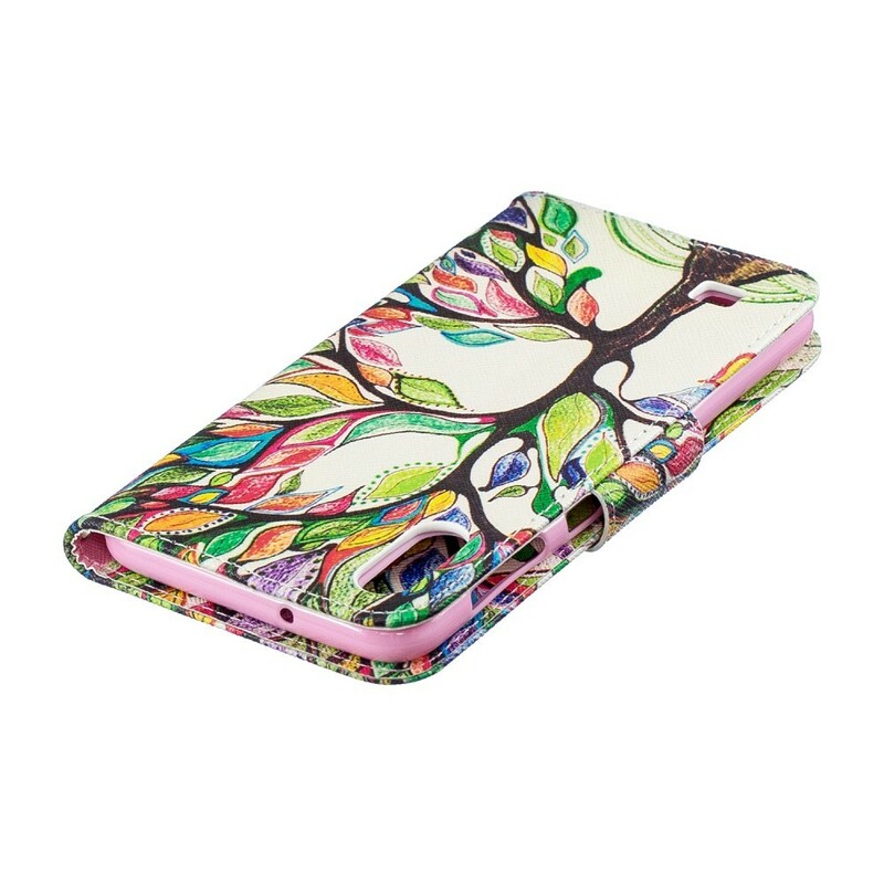 Samsung Galaxy A10 Hoesje Kleurrijke Boom Samsung Galaxy A10 Hoesje Kleurrijke Boom