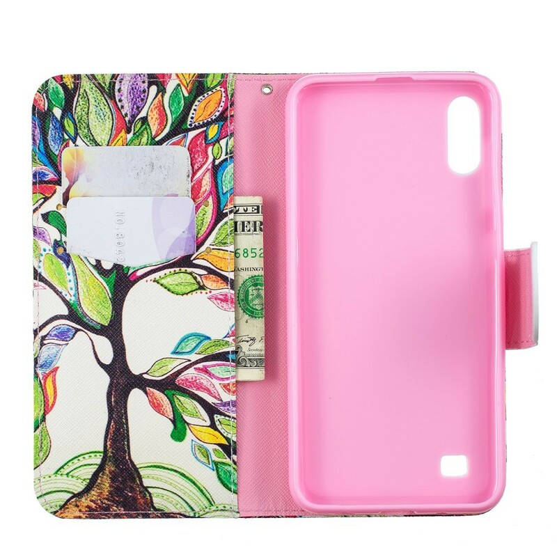 Samsung Galaxy A10 Hoesje Kleurrijke Boom Samsung Galaxy A10 Hoesje Kleurrijke Boom