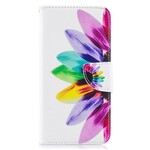 Housse Samsung Galaxy A10 Fleur Aquarelle