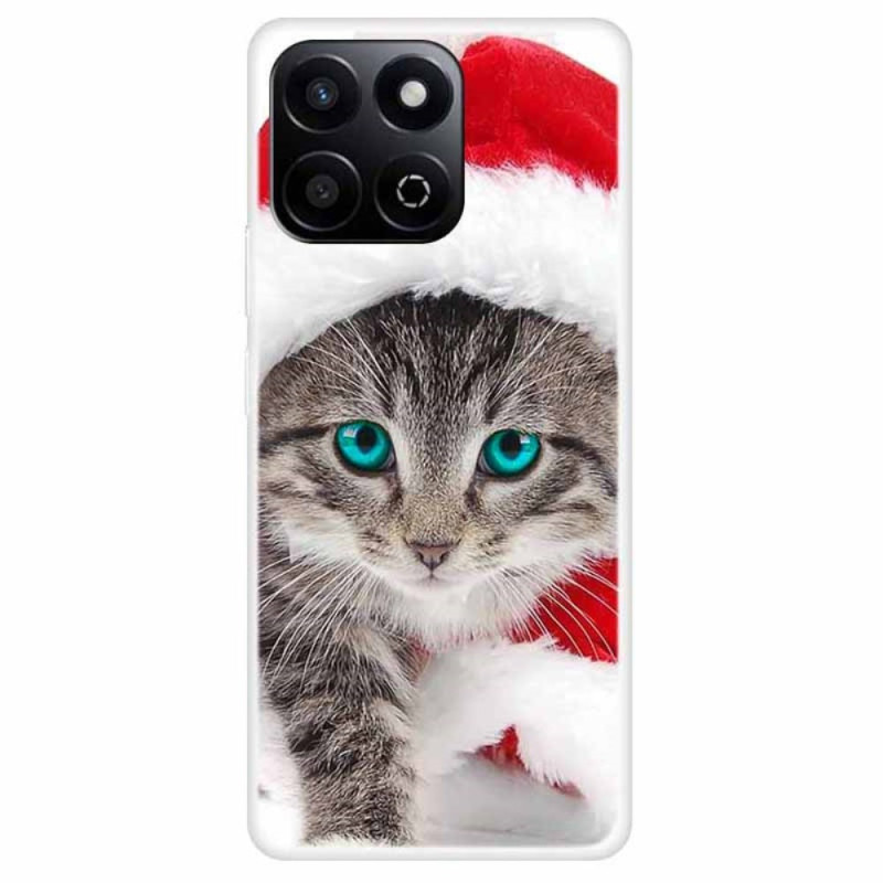 Honor X7c 5G / 4G / 200 Slimme 5G Case Rode Hoed Kat