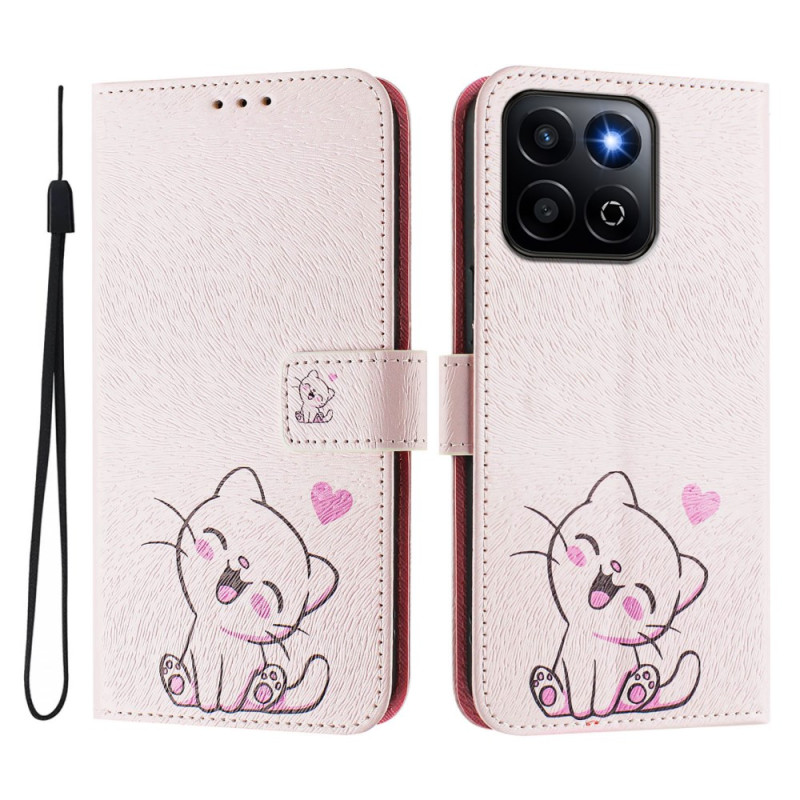 Housse Honor X7c 5G / 4G / 200 Smart 5G Chat Mignon