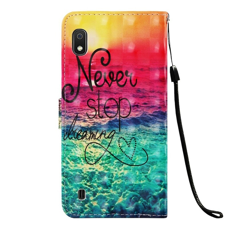 Samsung Galaxy A10 Never Stop Dreaming Hoesje